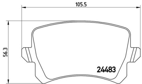 Тормозные колодки Polcar IE181857