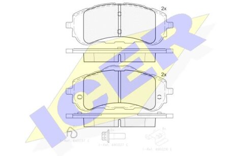 Тормозные колодки Polcar IE182160