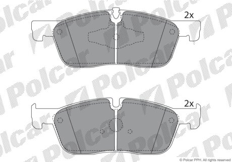 Тормозные колодки Polcar IE182236