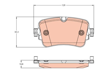 Тормозные колодки Polcar IE182248