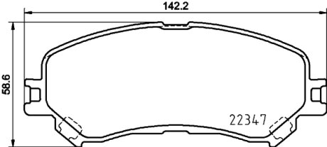 Тормозные колодки Polcar IE182259