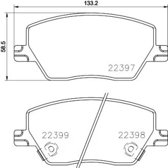 Тормозные колодки Polcar IE182275