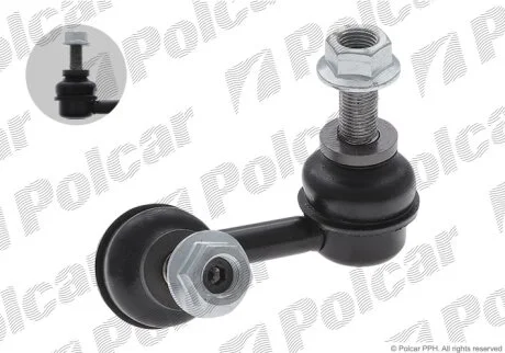 Стойка стабилизатора левый Polcar M-1007