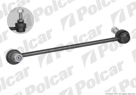 Стойка стабилизатора левый Polcar N-187