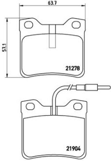 Тормозные колодки Polcar P50030