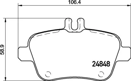 Тормозные колодки Polcar P50135