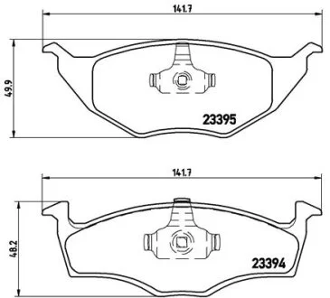 Тормозные колодки Polcar P85055