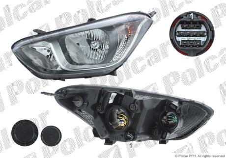 Фара основная Polcar RHD40B209-X
