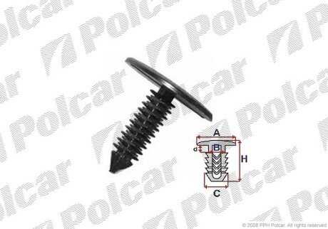 Кріплення обшивки Polcar RXB22003