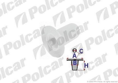 Втулка Polcar RXB22023