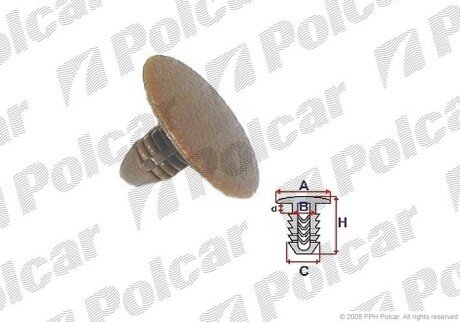 Кріплення обшивки Polcar RXB23179