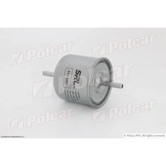 Паливний прямоточний фільтр бензин Polcar S11-5093