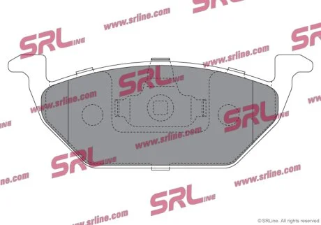 Тормозные колодки передние Polcar S70-0020