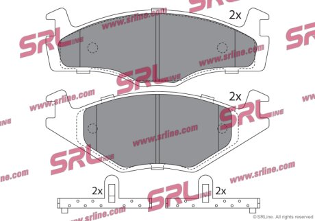 Гальмівні колодки Polcar S70-0048