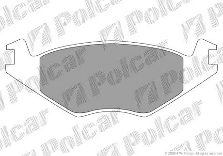 Гальмівні колодки передні Polcar S70-0072