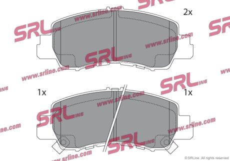 Тормозные колодки Polcar S70-01006