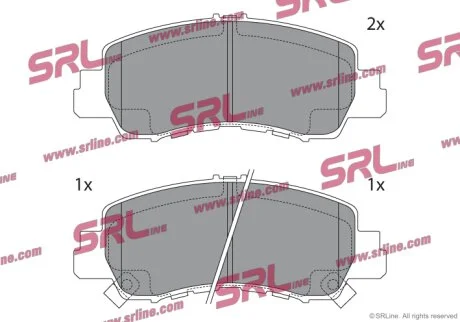 Тормозные колодки Polcar S70-01006
