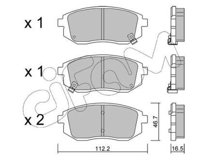 Тормозные колодки Polcar S70-01045