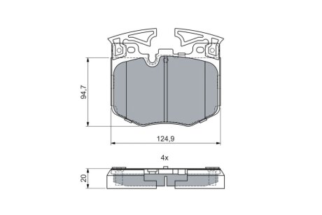 Тормозные колодки Polcar S70-01078