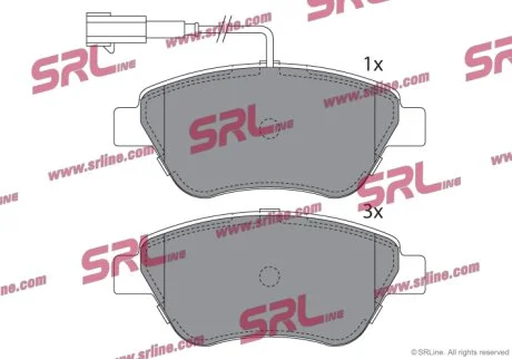 Тормозные колодки передние Polcar S70-0118