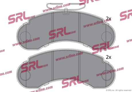 Гальмівні колодки передні Polcar S70-0165