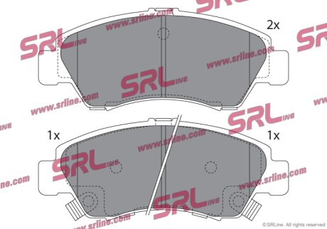 Тормозные колодки Polcar S70-0232