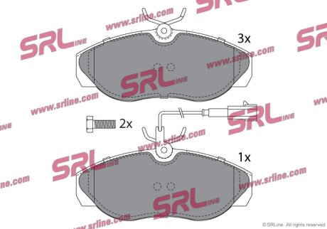 Тормозные колодки передние Polcar S70-0243