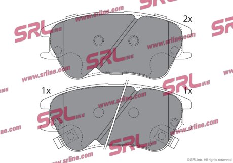 Тормозные колодки Polcar S70-0259