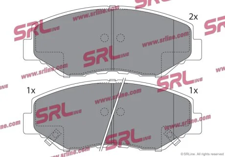 Тормозные колодки Polcar S70-0261