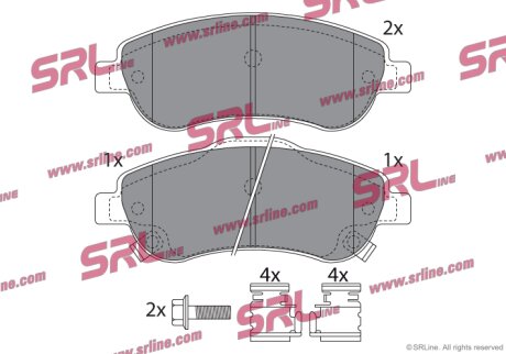 Тормозные колодки Polcar S70-0262