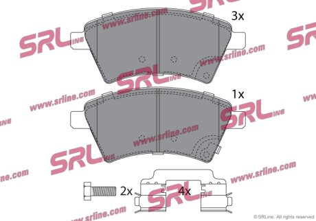 Тормозные колодки Polcar S70-0277