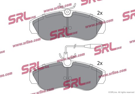 Тормозные колодки передние Polcar S70-0293