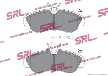 Тормозные колодки передние Polcar S70-0293