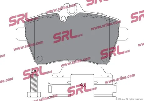 Тормозные колодки передние Polcar S70-0296