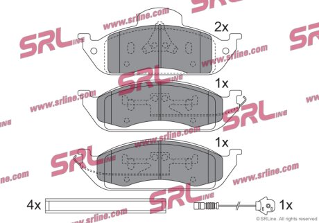 Тормозные колодки Polcar S70-0298