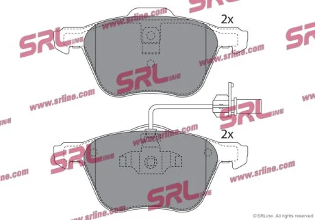 Тормозные колодки передние Polcar S70-0300