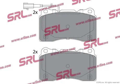 Тормозные колодки передние Polcar S70-0303
