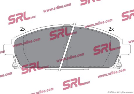 Гальмівні колодки передні Polcar S70-0340