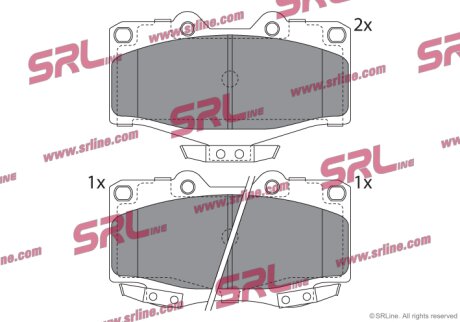 Тормозные колодки Polcar S70-0381