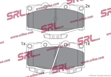 Тормозные колодки Polcar S70-0381