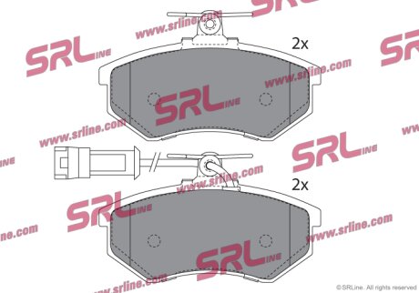 Тормозные колодки передние Polcar S70-0392