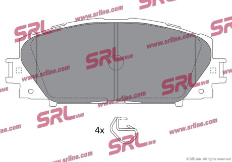 Тормозные колодки передние Polcar S70-0438