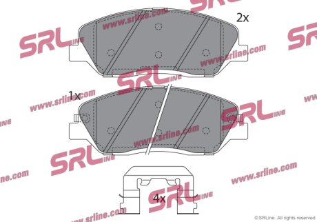 Тормозные колодки Polcar S70-0510