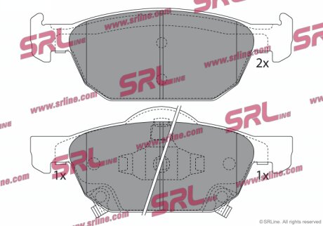 Тормозные колодки Polcar S70-0511