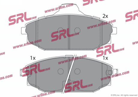 Тормозные колодки Polcar S70-0514