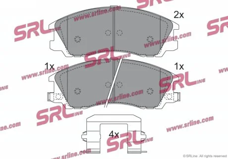 Тормозные колодки Polcar S70-0532