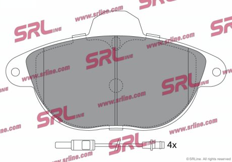 Тормозные колодки Polcar S70-0546