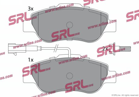Гальмівні колодки передні Polcar S70-0547