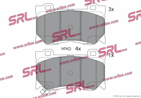 Тормозные колодки Polcar S70-0555