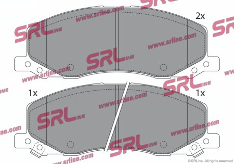 Тормозные колодки Polcar S70-0588